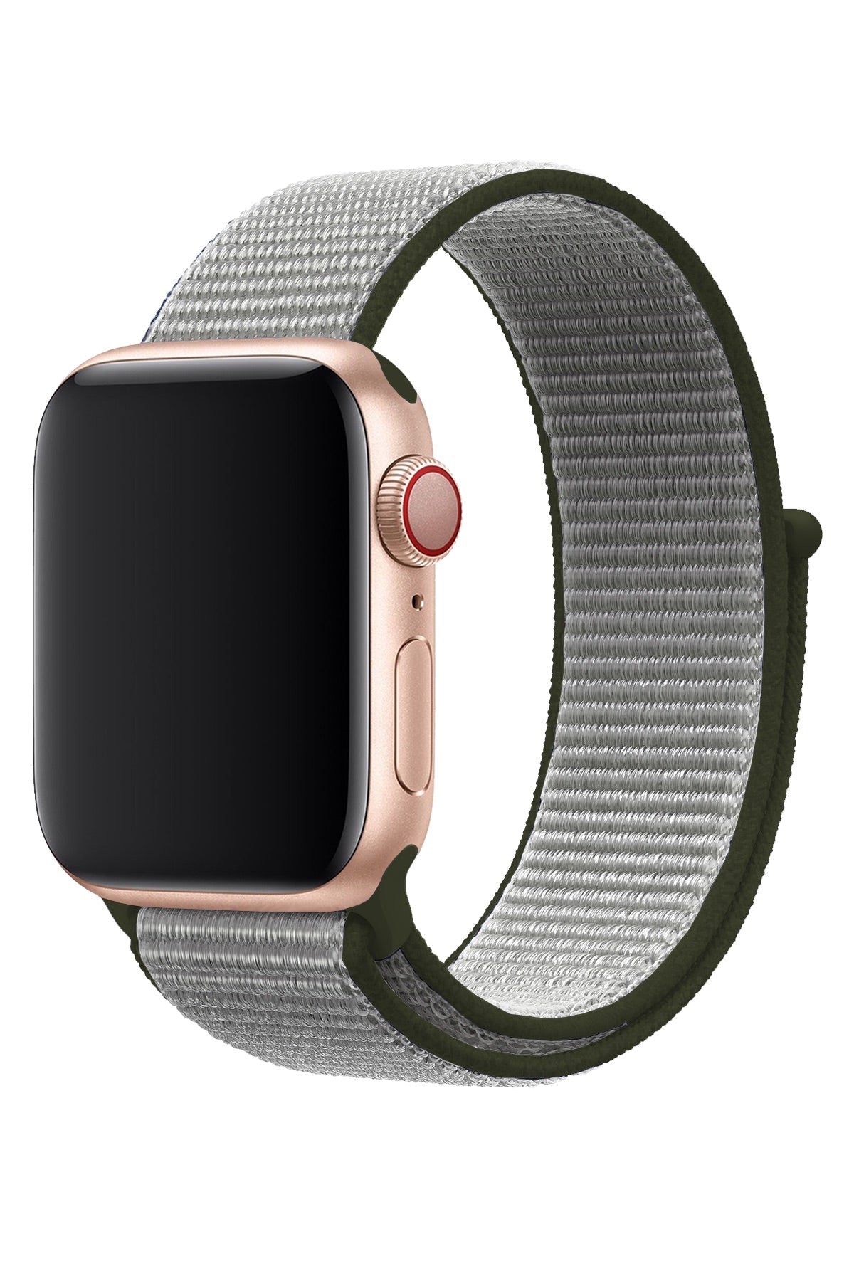 Apple Watch Uyumlu Spor Loop Kordon Gri Haki