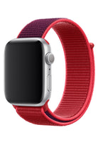 Apple Watch Uyumlu Spor Loop Kordon Karmen Kırmızı