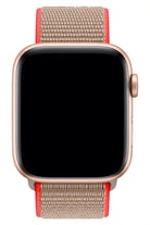 Apple Watch Uyumlu Spor Loop Kordon Neon Kahve
