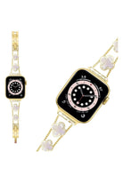Apple Watch Uyumlu Clovella Metal Kordon Goldessa
