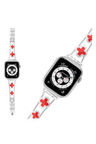 Apple Watch Uyumlu Clovella Metal Kordon Rubina