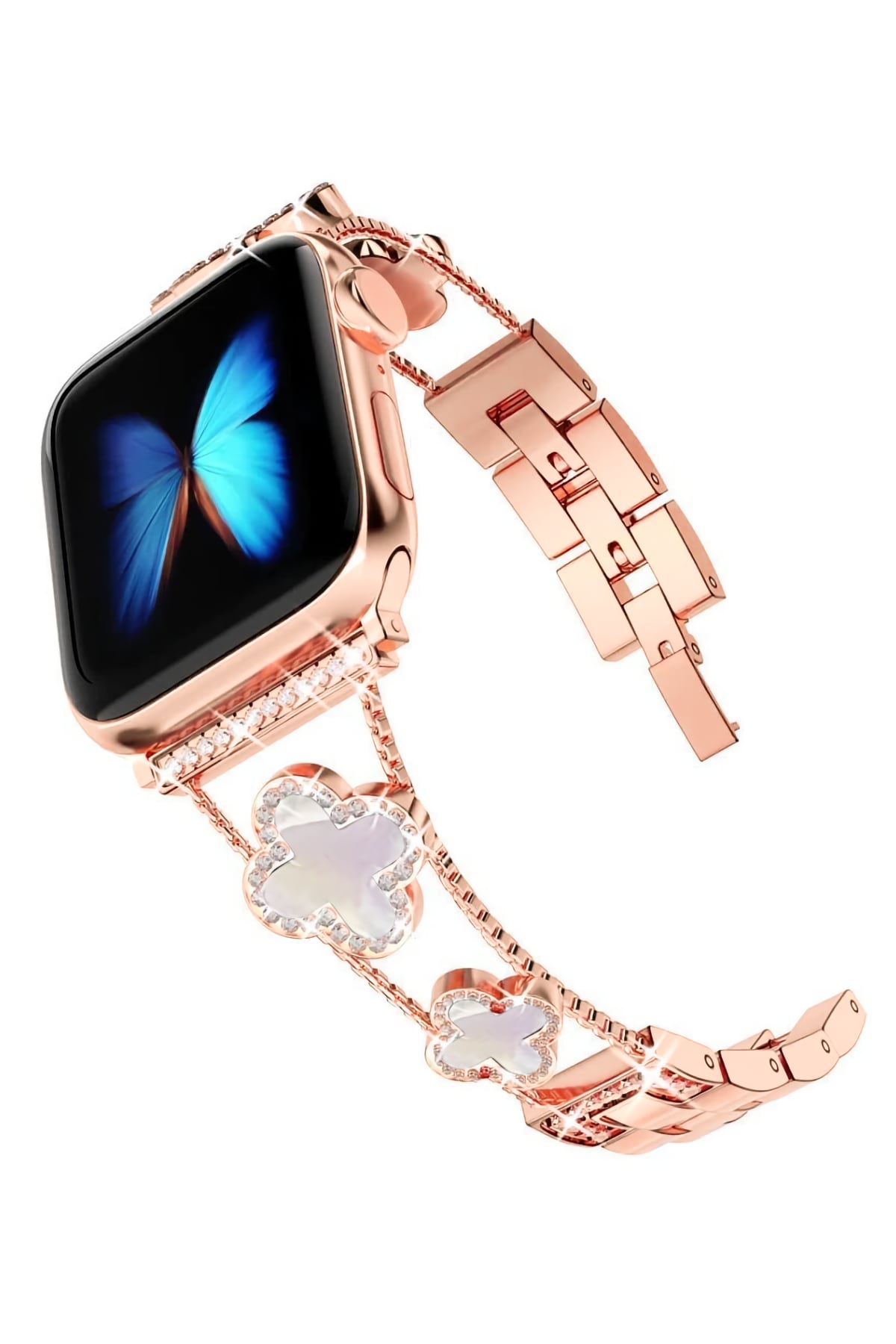 Apple Watch Uyumlu Clovella Metal Kordon Bellrosa