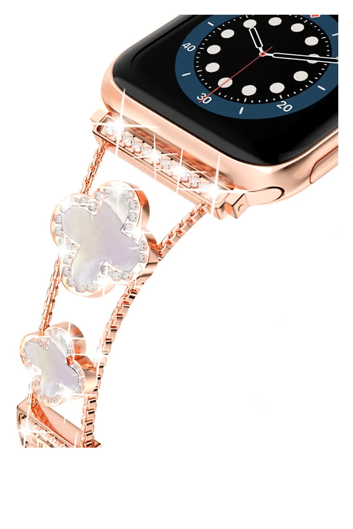 Apple Watch Uyumlu Clovella Metal Kordon Bellrosa