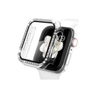 Apple Watch Uyumlu Ekran Koruyucu Taşlı Kasa Şeffaf