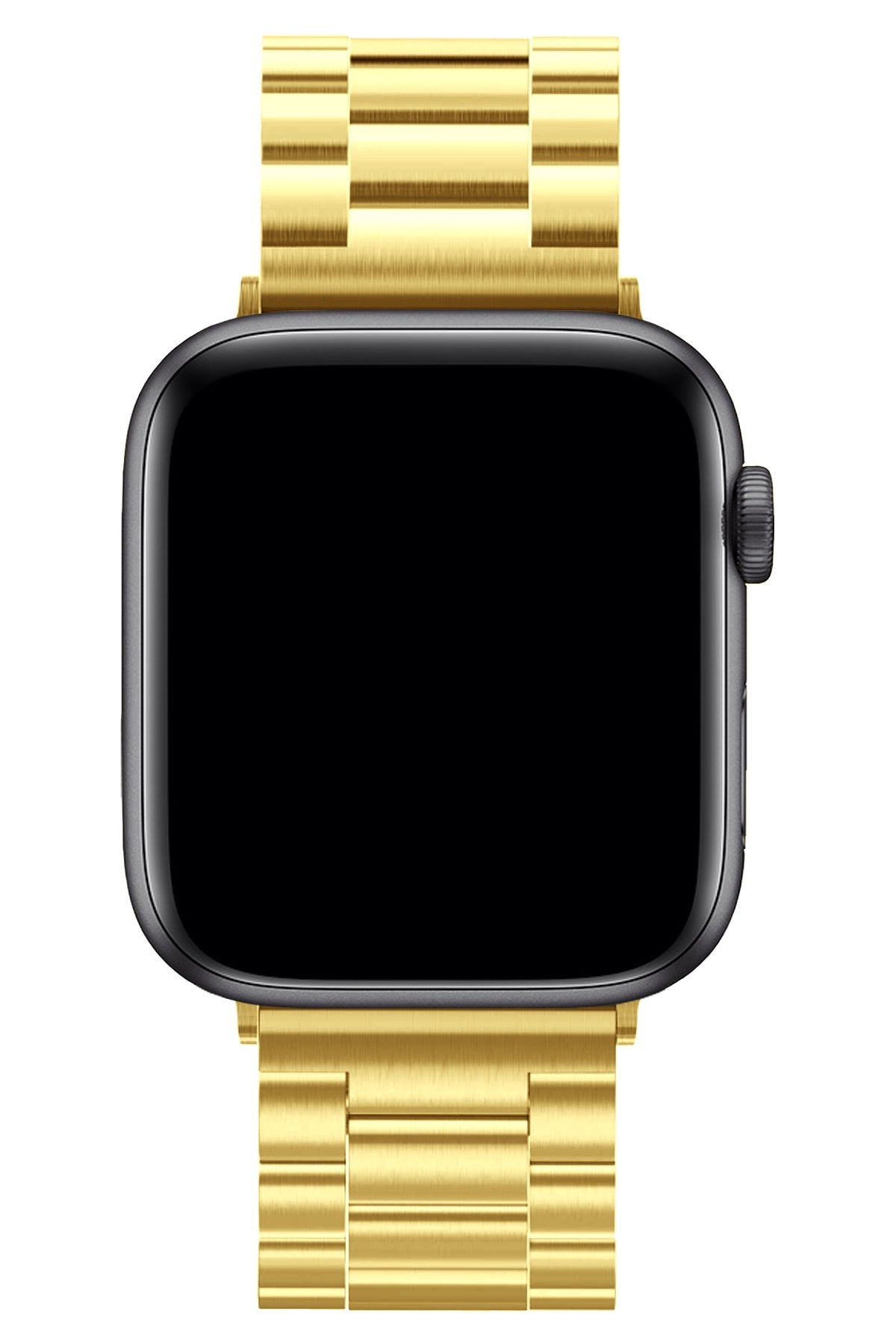 Apple Watch Uyumlu Üç Bakla Çelik Loop Kordon Altın