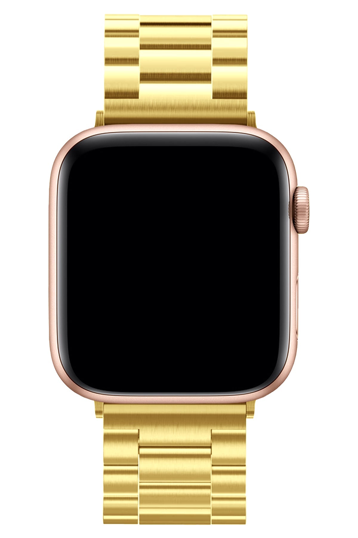Apple Watch Uyumlu Üç Bakla Çelik Loop Kordon Altın