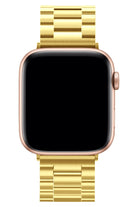 Apple Watch Uyumlu Üç Bakla Çelik Loop Kordon Altın
