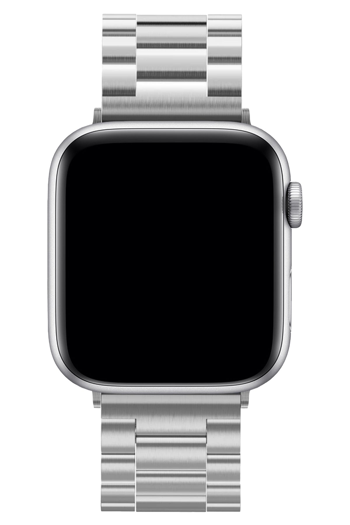 Apple Watch Uyumlu Üç Bakla Çelik Loop Kordon Gümüş Gri