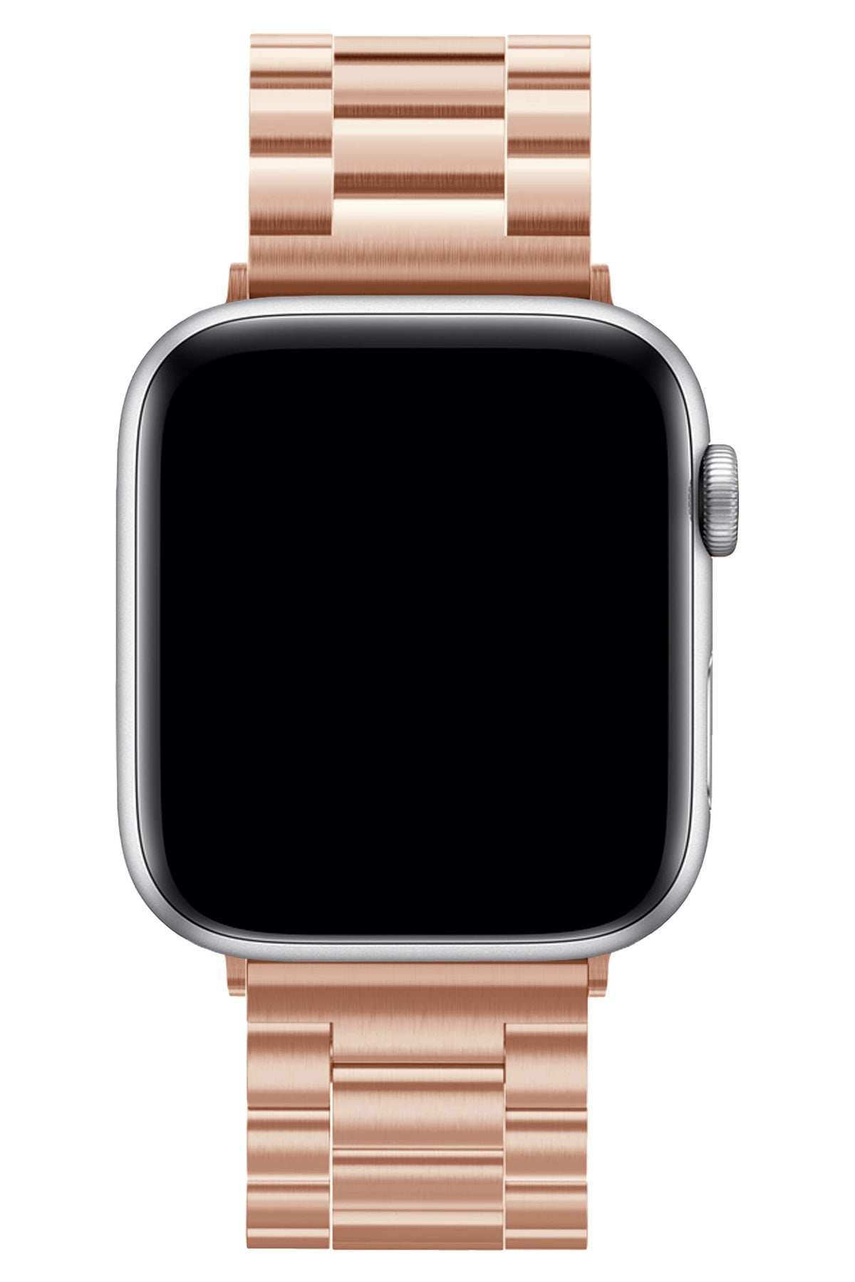 Apple Watch Uyumlu Üç Bakla Çelik Loop Kordon Rose Gold