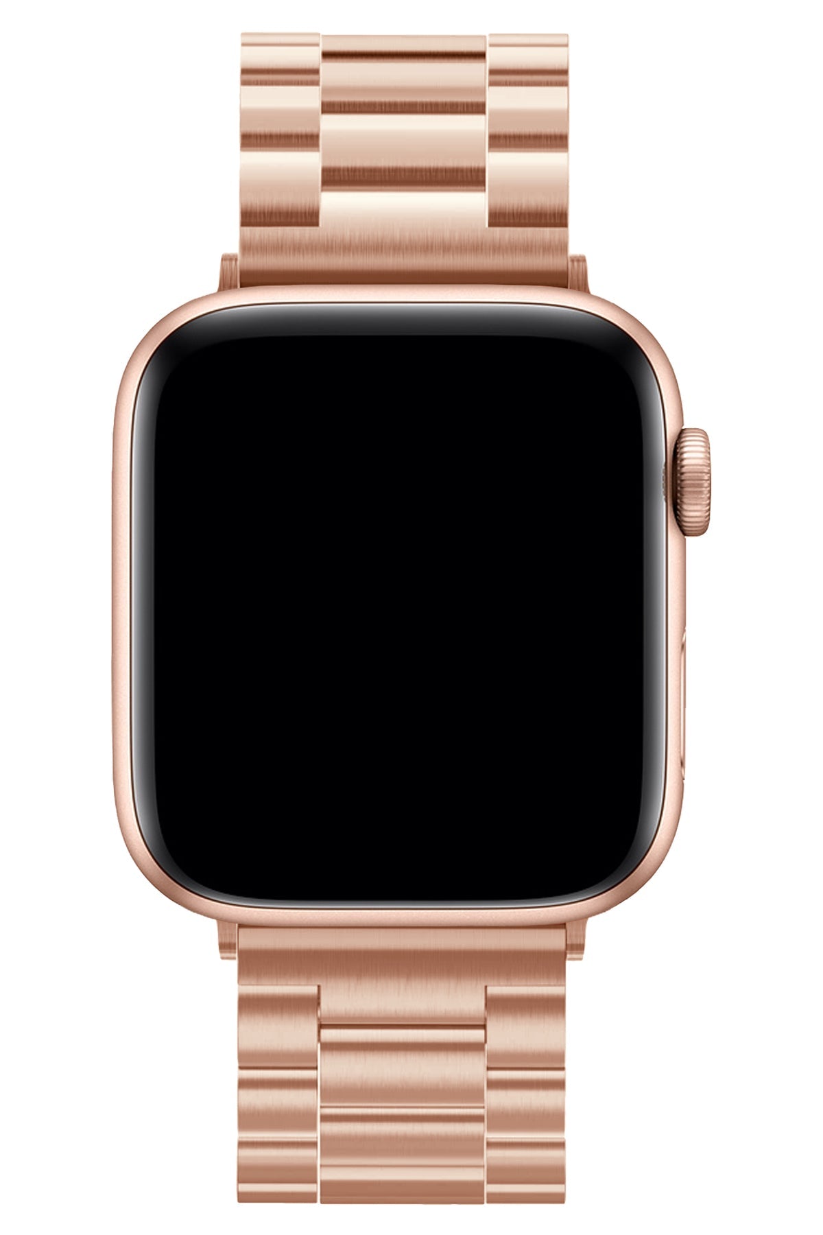 Apple Watch Uyumlu Üç Bakla Çelik Loop Kordon Rose Gold