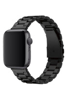 Apple Watch Uyumlu Üç Bakla Çelik Loop Kordon Siyah