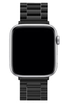 Apple Watch Uyumlu Üç Bakla Çelik Loop Kordon Siyah