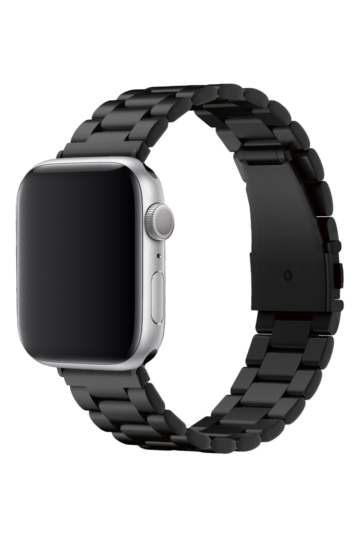 Apple Watch Uyumlu Üç Bakla Çelik Loop Kordon Siyah
