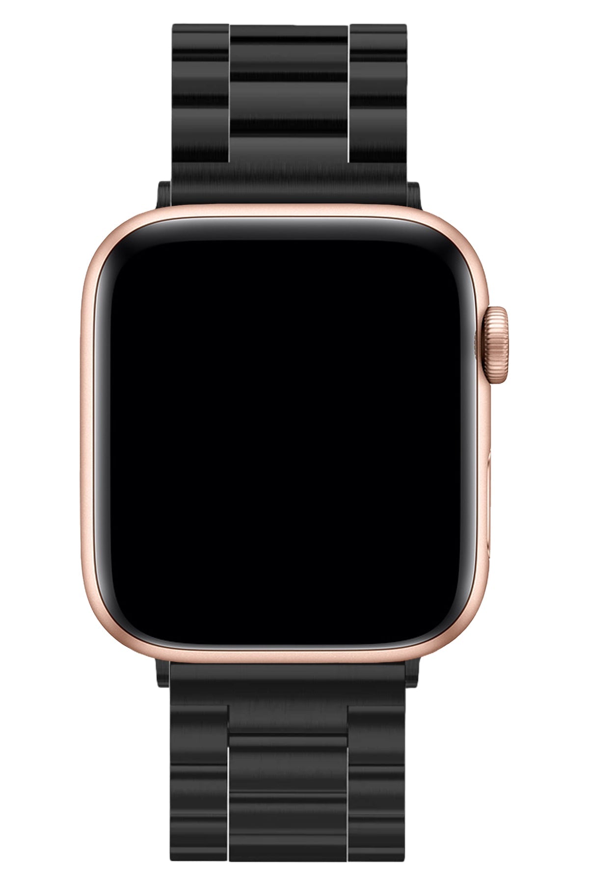 Apple Watch Uyumlu Üç Bakla Çelik Loop Kordon Siyah