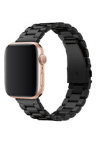 Apple Watch Uyumlu Üç Bakla Çelik Loop Kordon Siyah