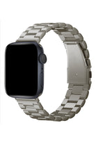 Apple Watch Uyumlu Üç Bakla Çelik Loop Kordon Titanyum