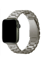 Apple Watch Uyumlu Üç Bakla Çelik Loop Kordon Titanyum