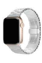 Apple Watch Uyumlu Üç Bakla Seramik Loop Kordon Beyaz