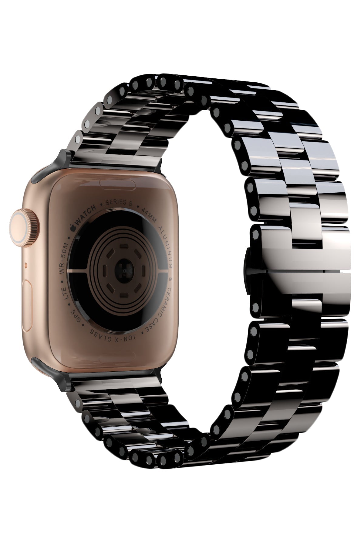 Apple Watch Uyumlu Üç Bakla Seramik Loop Kordon Siyah