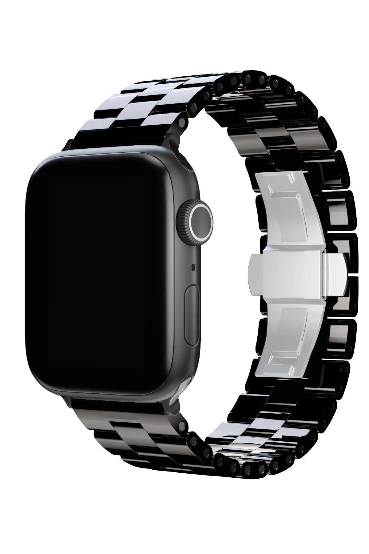 Apple Watch Uyumlu Üç Bakla Seramik Loop Kordon Siyah