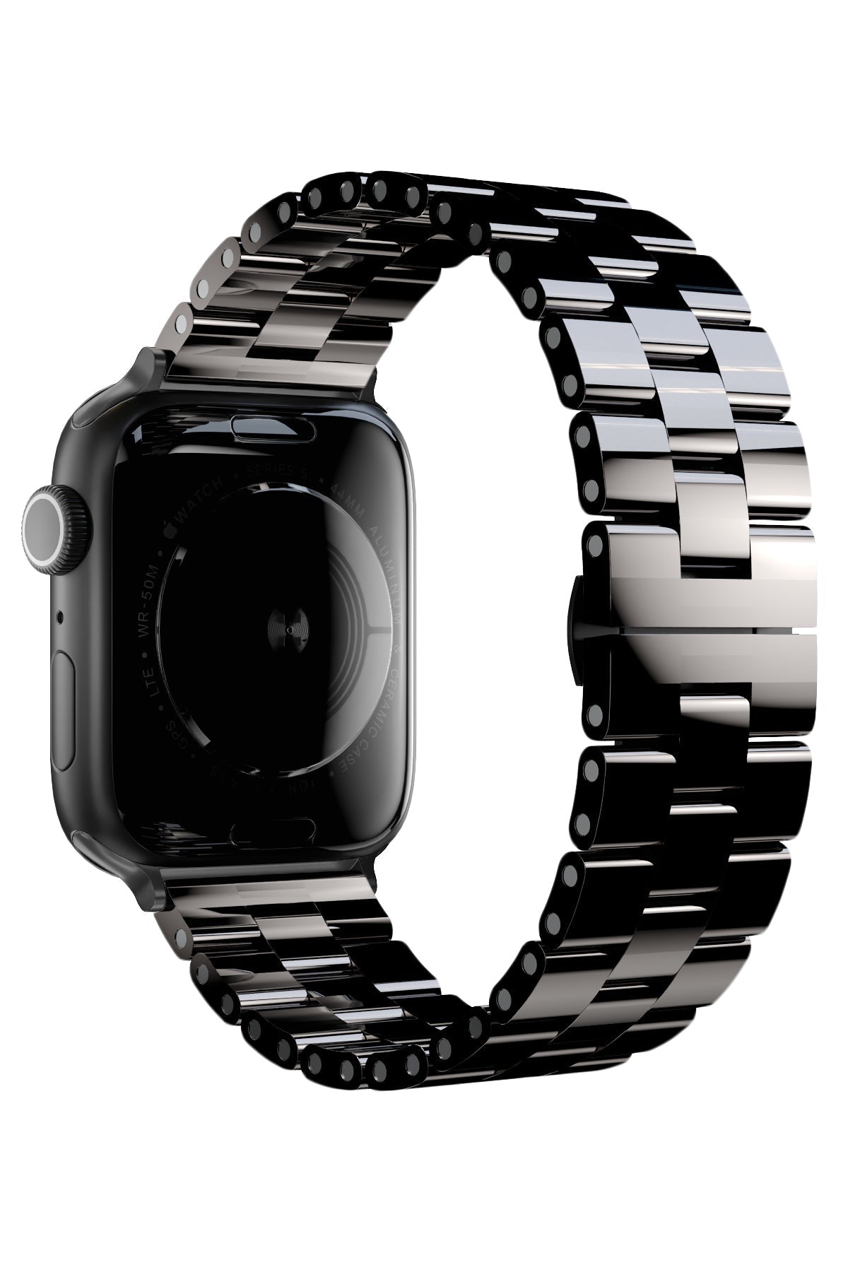 Apple Watch Uyumlu Üç Bakla Seramik Loop Kordon Siyah