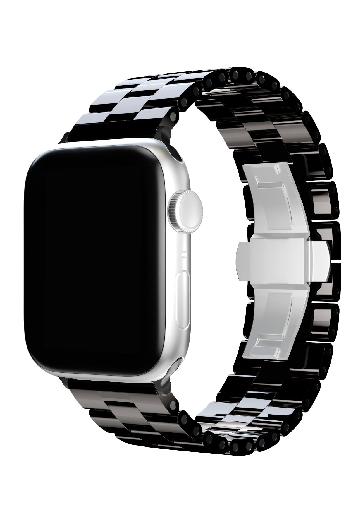 Apple Watch Uyumlu Üç Bakla Seramik Loop Kordon Siyah