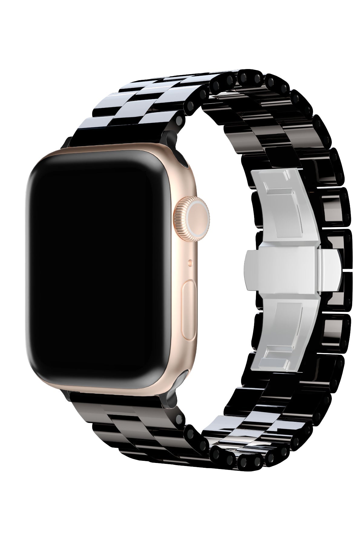 Apple Watch Uyumlu Üç Bakla Seramik Loop Kordon Siyah