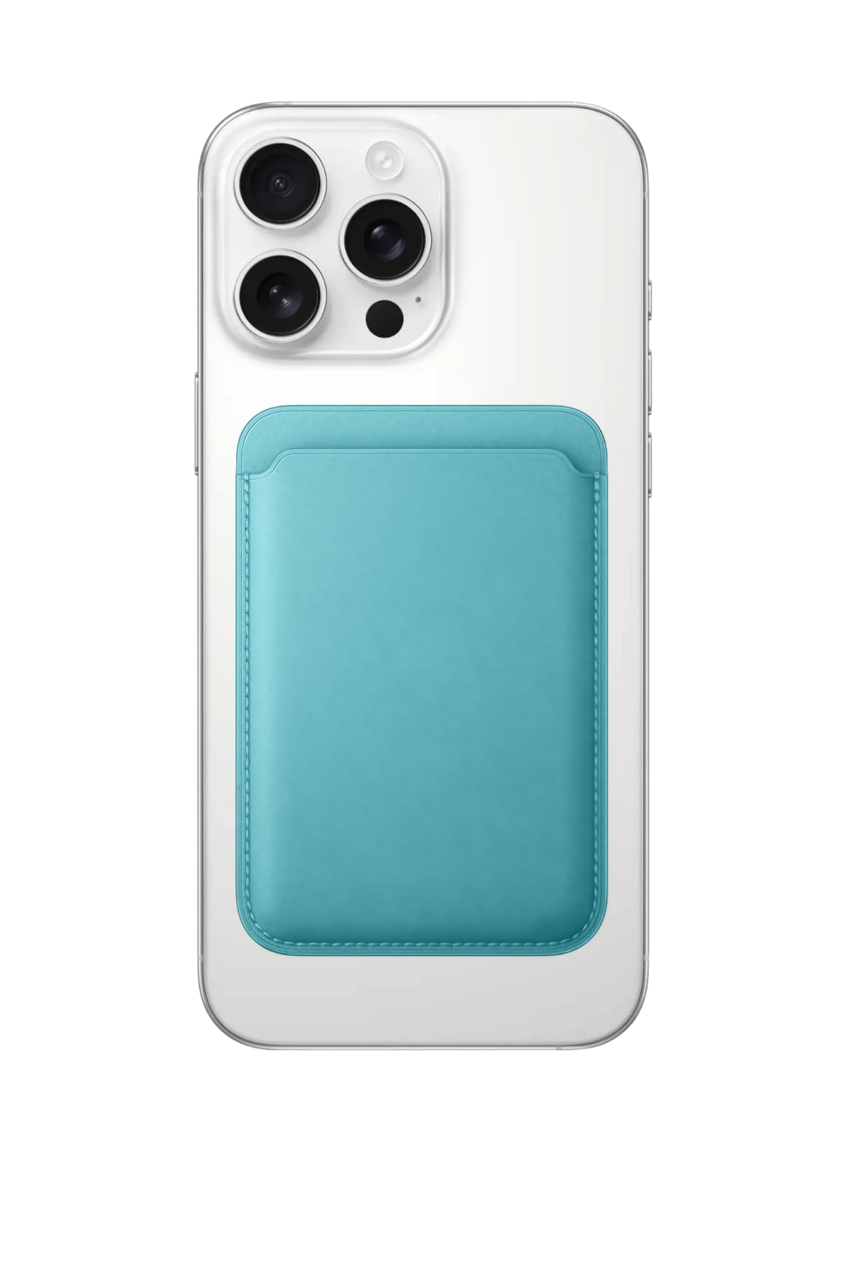 Magsafe Uyumlu Pu Deri Kartlık Aqua