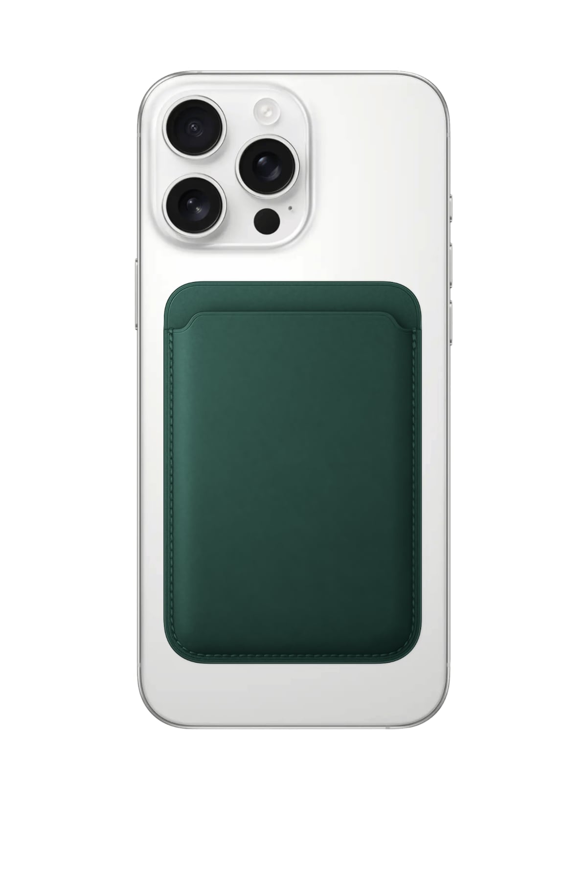 Magsafe Uyumlu Pu Deri Kartlık Teal