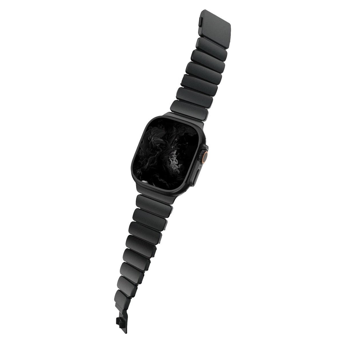 Titaflex Apple Watch Ultra Uyumlu Titanyum Kordon Obsid