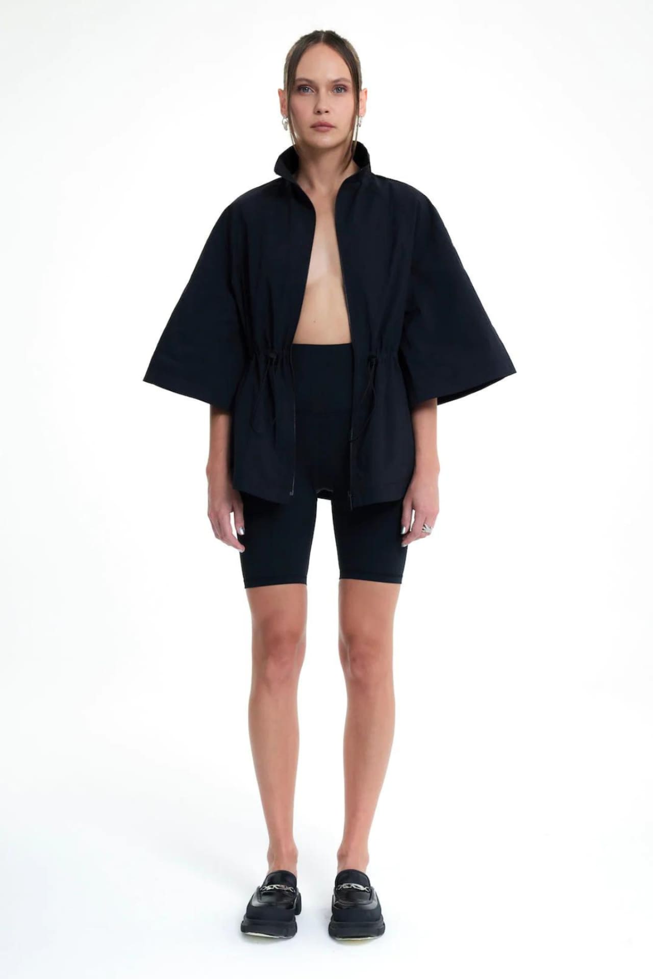 Birdiejay-Anise Rüzgarlik Ceket Si̇yah-Ceket-1-Milagron.com