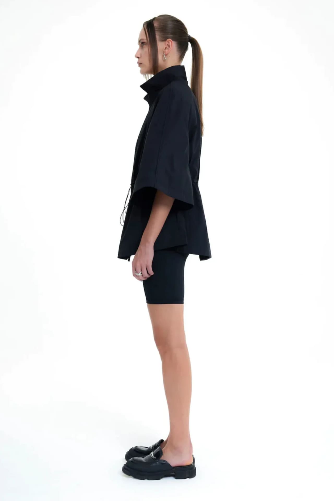 Birdiejay-Anise Rüzgarlik Ceket Si̇yah-Ceket-2-Milagron.com