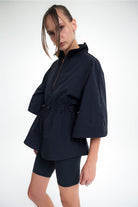 Birdiejay-Anise Rüzgarlik Ceket Si̇yah-Ceket-4-Milagron.com