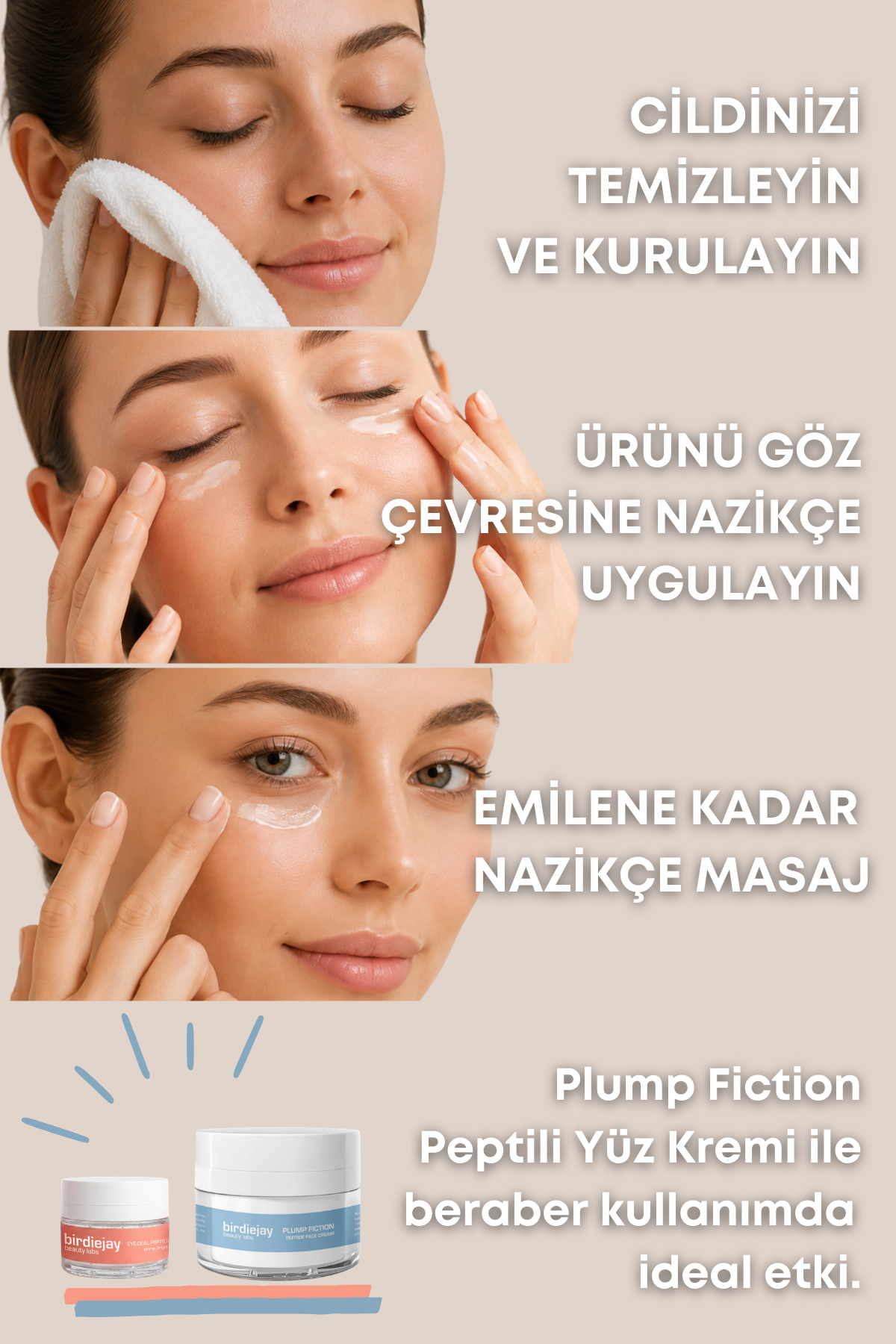 EYE-DEAL PEPTİTLİ GÖZ KREMİ