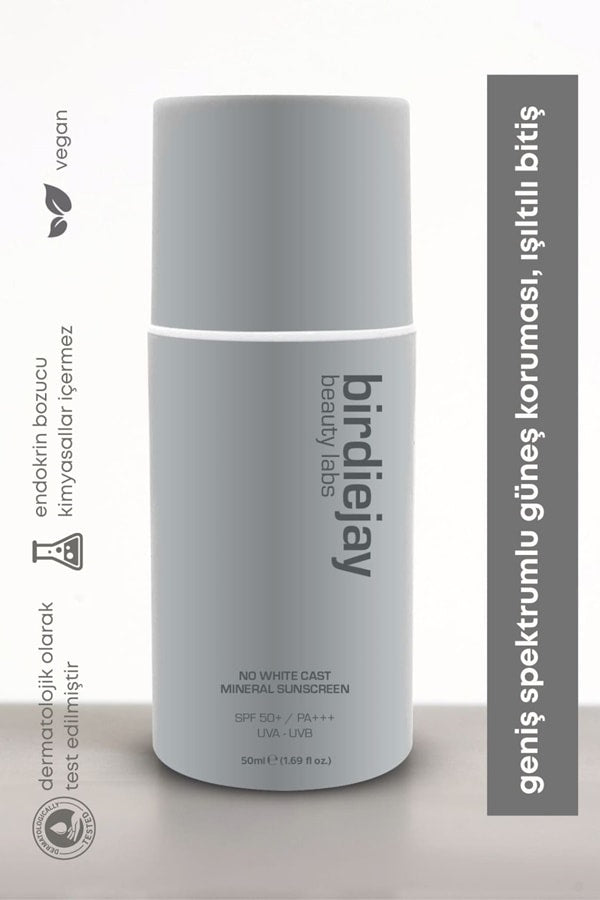 Birdiejay Beauty Labs No White Cast Mineral Sunscreen - Mineral Güneş Kremi
