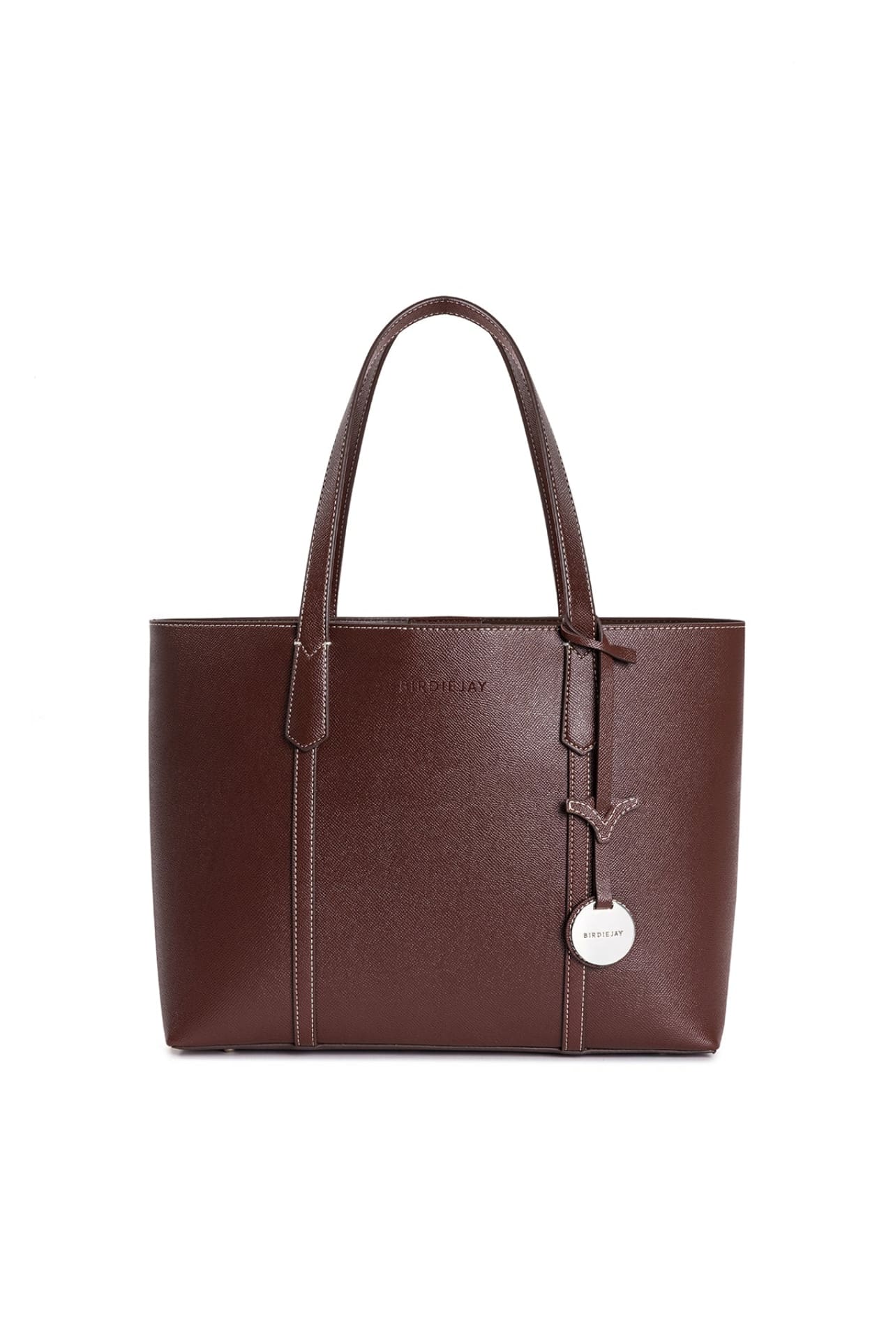 Birdiejay-Birdiebag Kahverengi̇ Tote Bag-Bez Çanta-1-Milagron.com