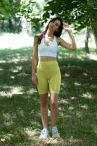 Birdiejay-Birdieflex Oh So Summer Biker Shorts Sari Bi̇si̇kletçi̇ Şortu-Şort-7-Milagron.com