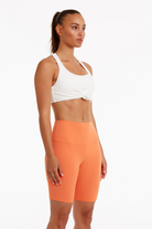 Birdiejay-Birdieflex Oh So Summer Biker Shorts Turuncu Bi̇si̇kletçi̇ Şortu-Şort-1-Milagron.com