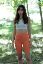 Birdiejay-Birdieflex Oh So Summer Biker Shorts Turuncu Bi̇si̇kletçi̇ Şortu-Şort-6-Milagron.com