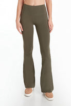 Birdiejay-Birdiesculpt Yoga Pants For Life Haki̇ İspanyol Paça Yoga Ve Spor Taytı-Spor ve Yoga Taytları-2-Milagron.com