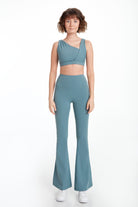 Birdiejay-Birdiesculpt Yoga Pants For Life Ni̇l Yeşi̇li̇ İspanyol Paça Yoga Ve Spor Taytı-Spor ve Yoga Taytları-2-Milagron.com