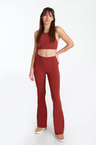 Birdiejay-Birdiesculpt Yoga Pants For Life Tarçın İspanyol Paça Yoga Ve Spor Taytı-Spor ve Yoga Taytları-1-Milagron.com