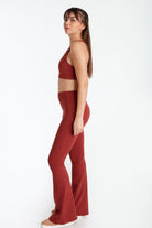 Birdiejay-Birdiesculpt Yoga Pants For Life Tarçın İspanyol Paça Yoga Ve Spor Taytı-Spor ve Yoga Taytları-7-Milagron.com