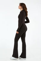 Birdiejay-Birdieshape Yoga Pants For Life Si̇yah İspanyol Paça Yoga Ve Spor Tayti-Tayt-7-Milagron.com