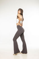 Birdiejay-Birdieshine Yoga Pants For Life Antrasi̇t İspanyol Paça Yoga Ve Spor Tayti-Tayt-2-Milagron.com