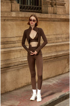 Birdiejay-Birdiesmooth Leggings Of A Lifetime Kahverengi̇ Yoga Ve Spor Tayti-1-Milagron.com