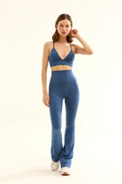 Birdiejay-Birdiesmooth Made For Walking Bootcut Leggings Gece Mavi̇si̇ Bootcut Yoga Ve Spor Tayti-2-Milagron.com