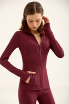 Birdiejay-Birdiesmooth Main Character Pilates Jacket Bordo Pi̇lates Ceketi̇-Ceketler-2-Milagron.com
