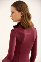 Birdiejay-Birdiesmooth Main Character Pilates Jacket Bordo Pi̇lates Ceketi̇-Ceketler-3-Milagron.com