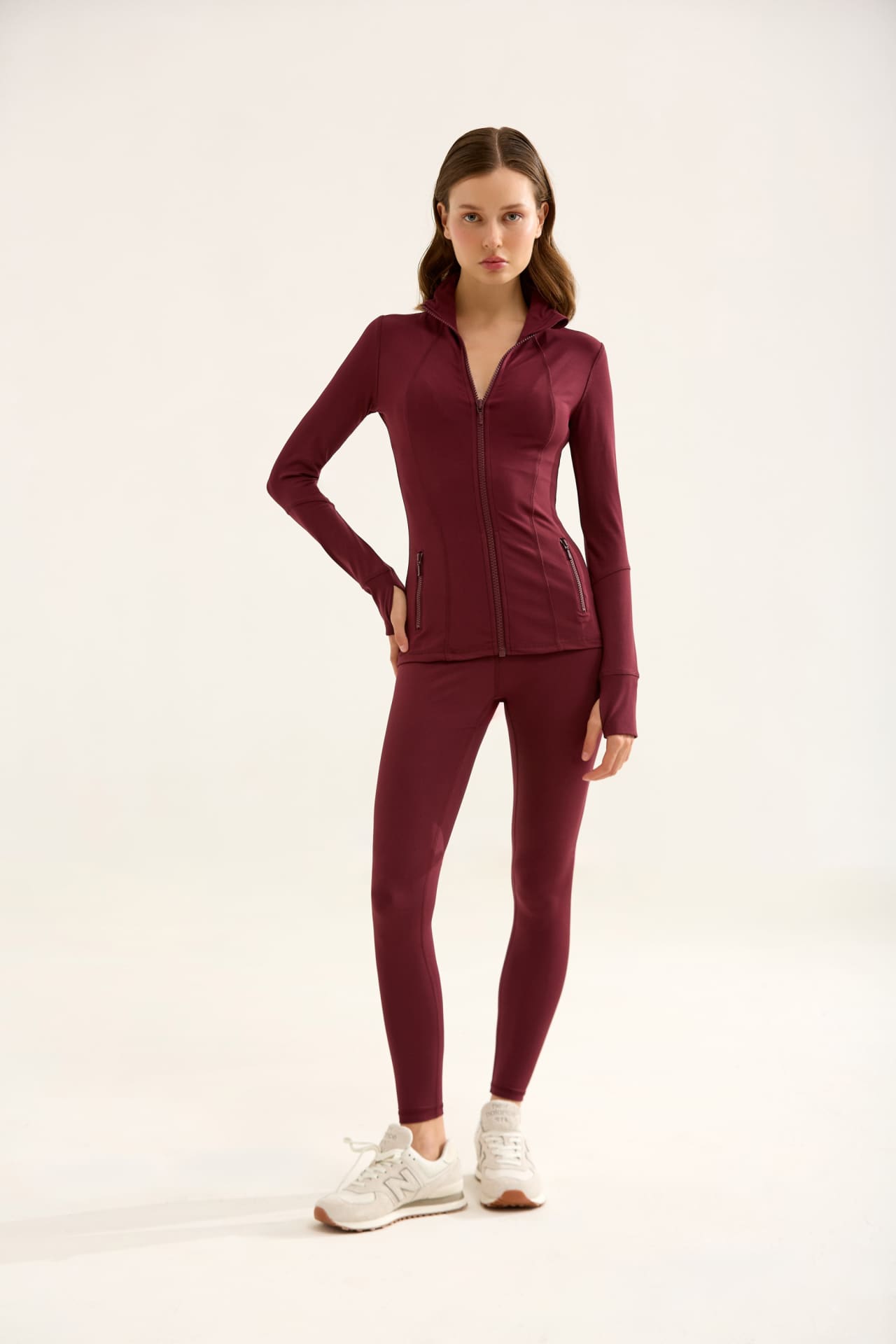 Birdiejay-Birdiesmooth Main Character Pilates Jacket Bordo Pi̇lates Ceketi̇-Ceketler-5-Milagron.com